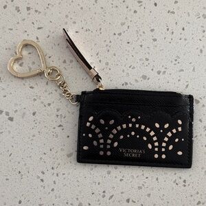 Victoria's Secret Black and Gold Key Card Holder